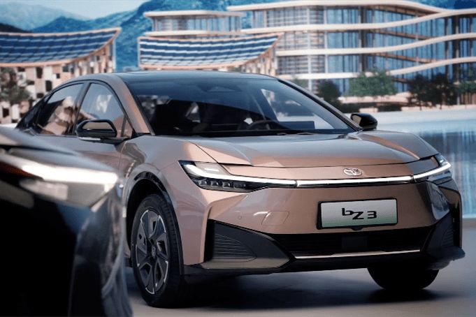 toyota bz3 через фар